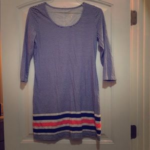 Lilly Pulitzer stripped tee shirt dress